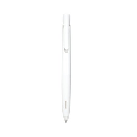 ZEBRA PEN bLen Gel Pen, Retractable, Fine 0.7 mm, Black Ink, White Barrel, 12PK 41400